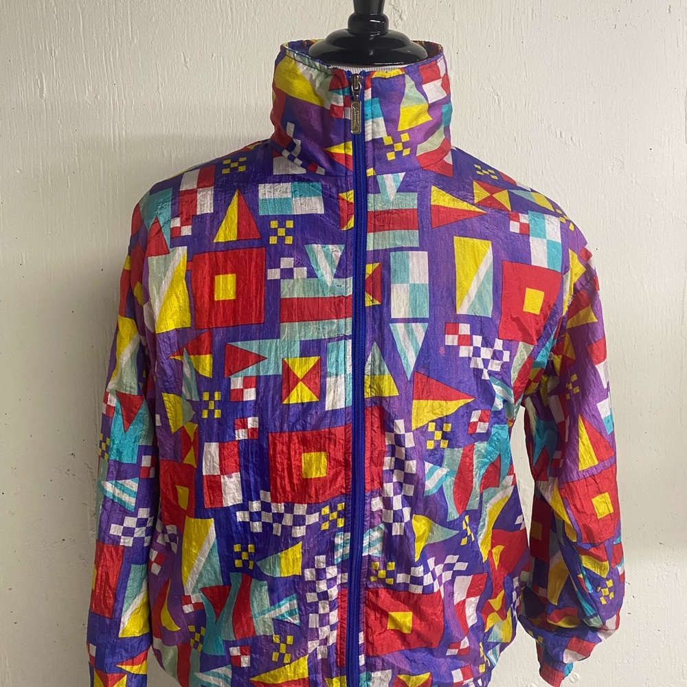 Colorful Geometric Pattern Jacket